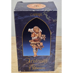 Fontanini Gabriel W/ Lamb # 72551 Heirloom Nativity Figure 5" Italy 1992